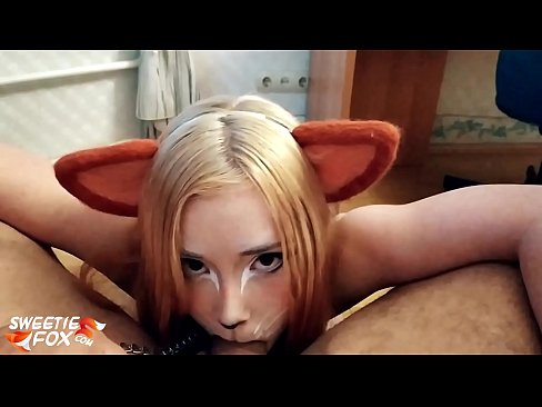 ❤️ Kitsune هن جي وات ۾ ڊڪ ۽ ڪم نگل ❌  ❌